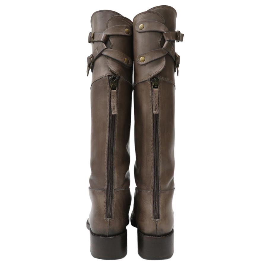 SARTORE サルトル ロングブーツ グレー系 36 レディース : ブランド