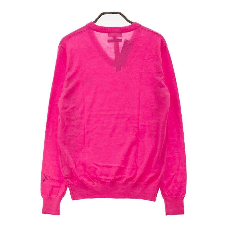 RODDIO カシミヤ100% 長袖Tシャツ LL グレー/ピンク RODDIO カシミヤ100% 長袖Tシャツ LL グレー/ピンク ゴルフ