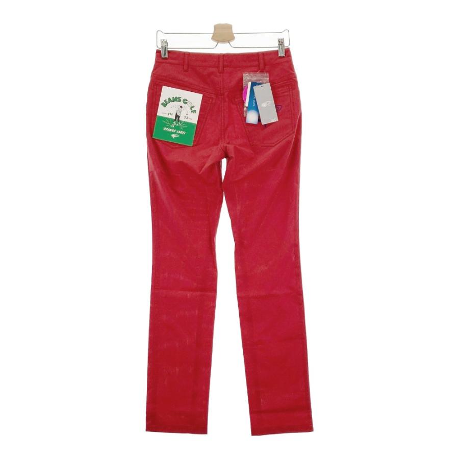 新品】BEAMS GOLF ビームスゴルフ ロングパンツ レッド系 XS ゴルフ