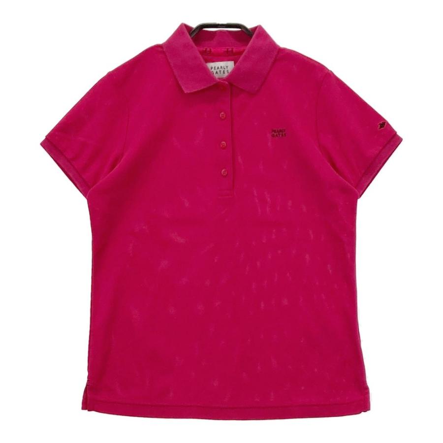PEARLY GATES（パーリーゲイツ） 2023年モデル 半袖ポロシャツ ピンク