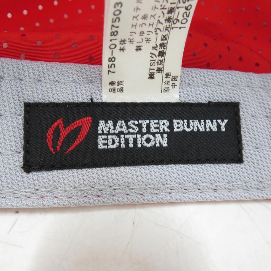 MASTER BUNNY EDITION マスターバニーエディション  メッシュキャップ  レッド系 FR ゴルフウェア｜stst-used｜05