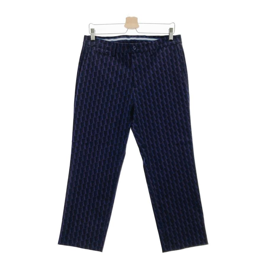 ☆ 新品 マンシングウェア ハイパワーストレッチパンツ ゴルフパンツ W82 Munsingwear（マンシングウェア） ストレッチパンツ 総柄 ネイビー系