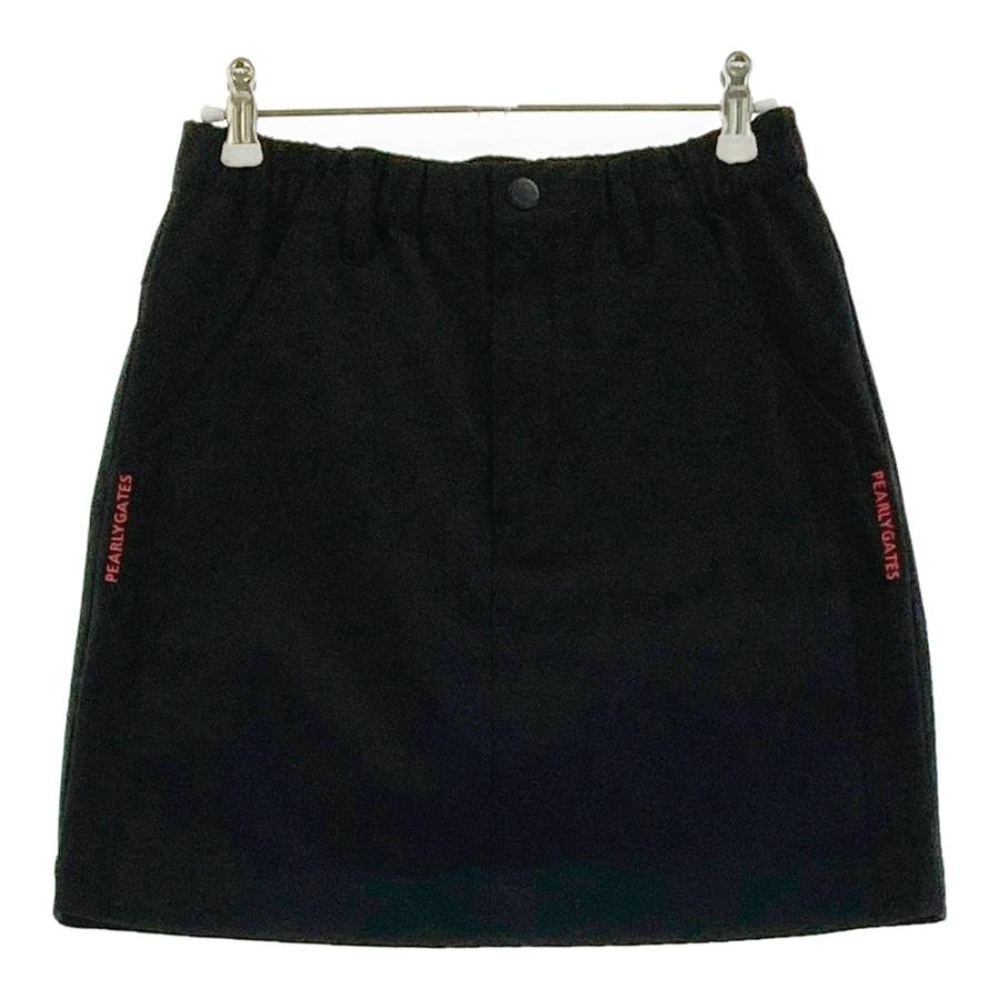 PEARLY GATES パーリーゲイツ 裏メッシュ スカート ブラック系 00 