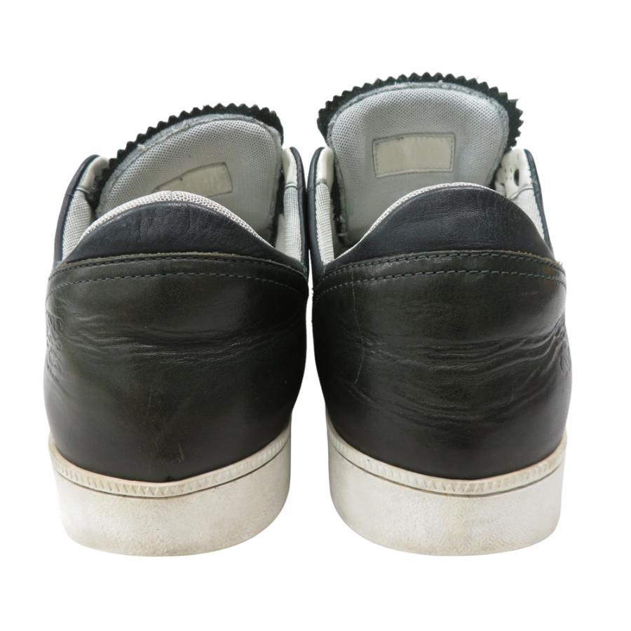 LOEWE ブラックレザー シューズ44