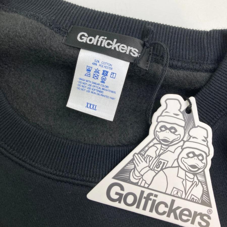 美品】Golfickers ゴルフィッカーズ 裏起毛 長袖スウェット トレーナー  