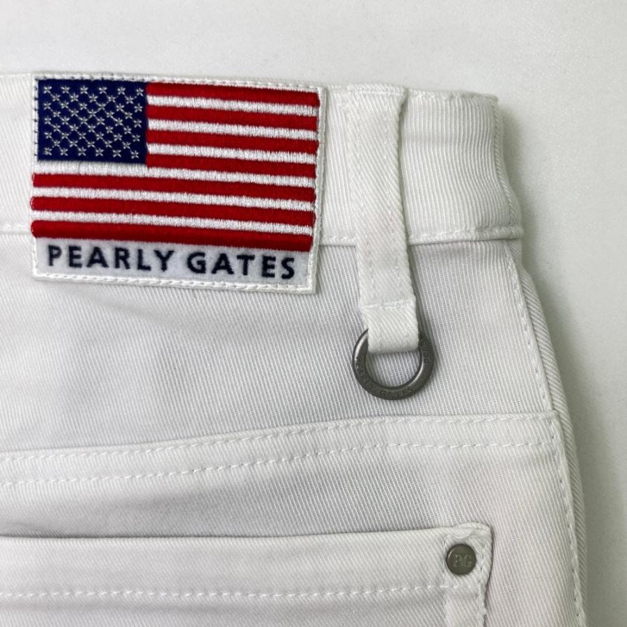 パーリーゲイツ　◾️裏起毛スカート◾️ ホワイト PEARLY GATES（パーリーゲイツ） 裏起毛 ストレッチスカート ホワイト