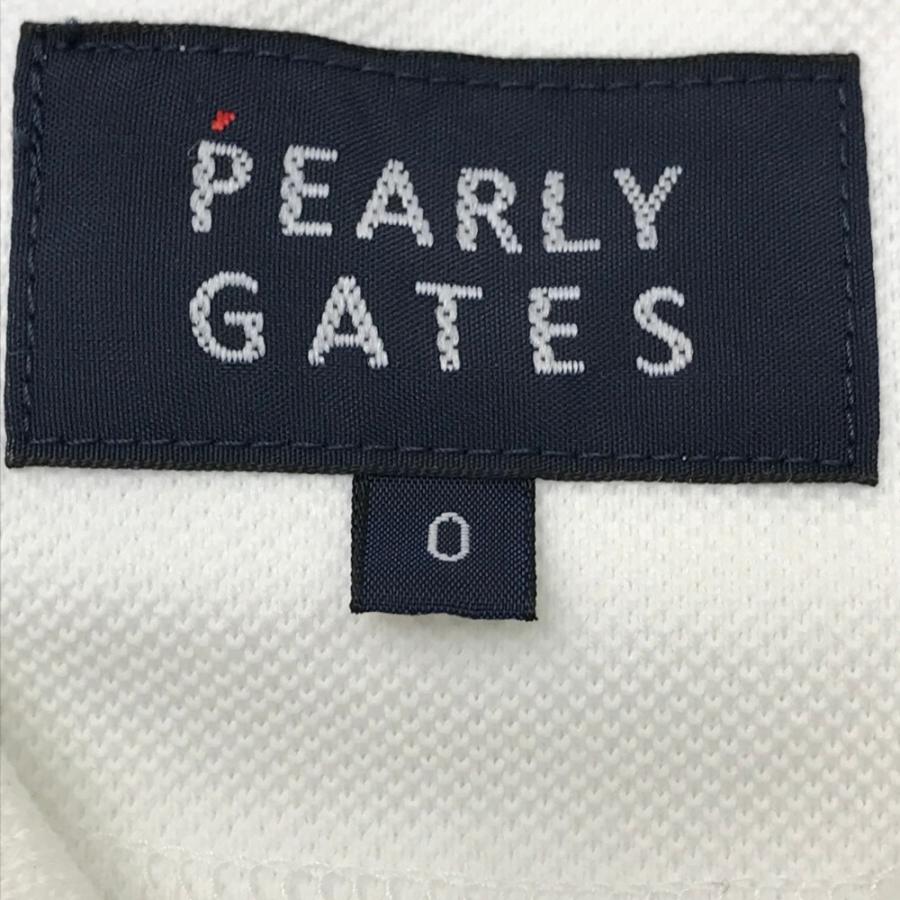 PEARLY GATES パーリーゲイツ × LINE FRIENDS 2022年モデル 半袖ポロシャツ  ホワイト系 0 ゴルフウェア レディースの画像