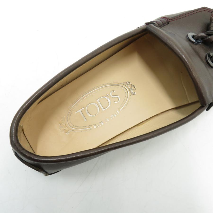 TOD'S トッズ レザーシューズ モカシン ブラウン系 35