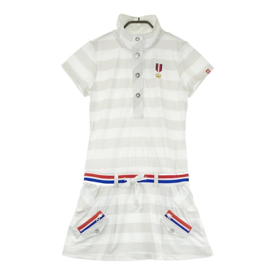 FILA GOLF フィラゴルフ インナー付 半袖 ポロワンピース FILA GOLF フィラゴルフ インナー付 半袖 ポロワンピース