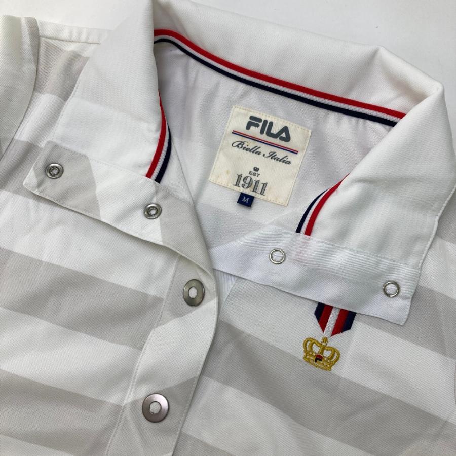 FILA GOLF フィラゴルフ インナー付 半袖 ポロワンピース FILA GOLF フィラゴルフ インナー付 半袖 ポロワンピース