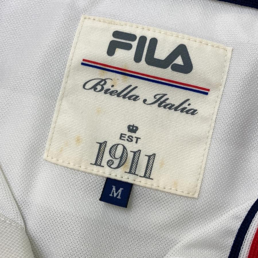 FILA GOLF フィラゴルフ インナー付 半袖 ポロワンピース ボーダー柄