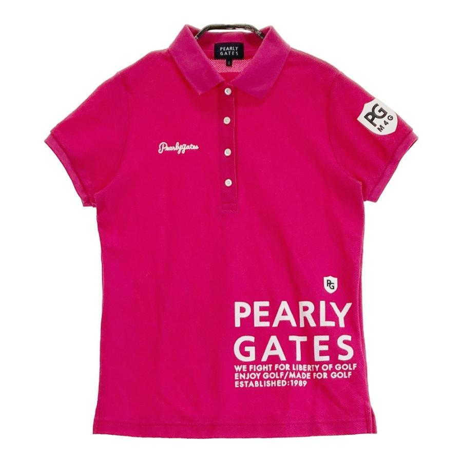 PEARLY GATES（パーリーゲイツ） 2023年モデル 半袖ポロシャツ ロゴ
