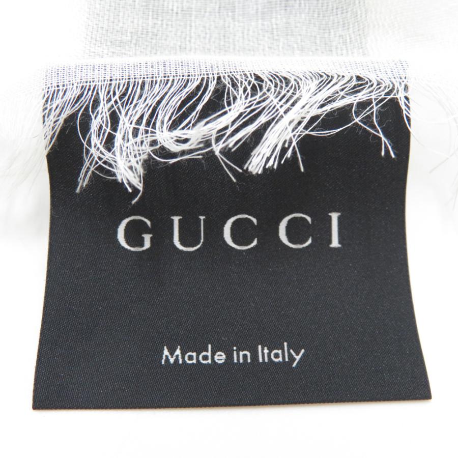 GUCCI（グッチ） 508027 ストール GG ホワイト系 メンズ : ブランド