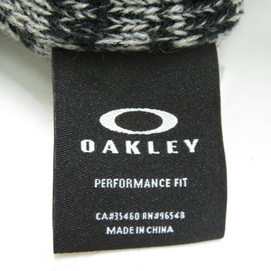 OAKLEY オークリー FOS900435 ニットキャップ スカル刺繍  ブラック系  ゴルフウェア｜stst-used｜06