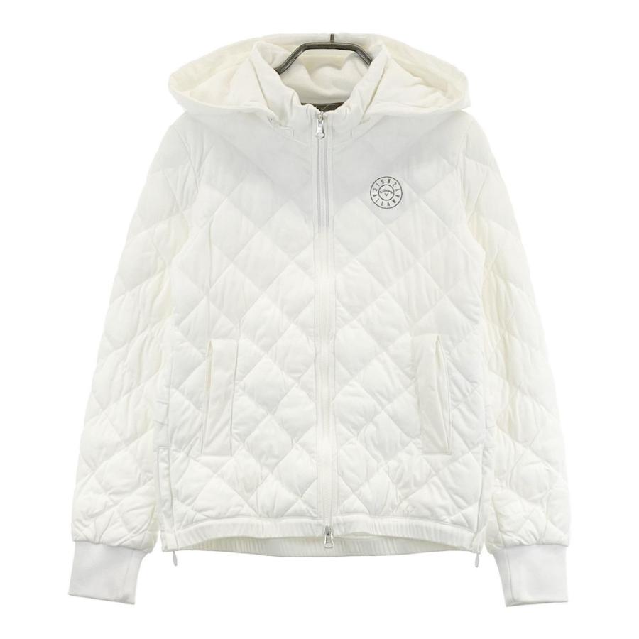 Callaway ホワイト キルティングジャケット レディース Callaway レディース キルティングジャケット ホワイト