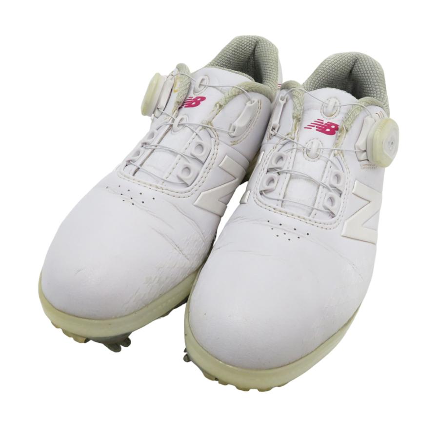 new balance ゴルフシューズ BOA ホワイト23.5 New Balance NEW BALANCE ニューバランス ゴルフシューズ BOA