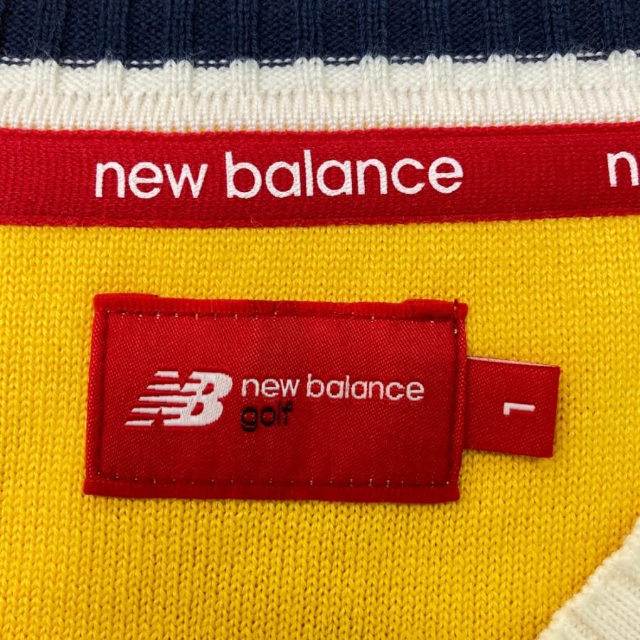 New Balance（ニューバランス） Vネック ニットセーター イエロー系 1