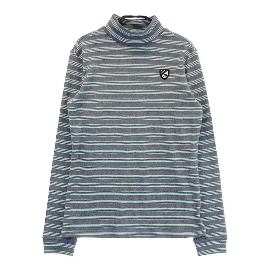 JACK BUNNY ジャックバニー ハイネック 長袖Tシャツ ボーダー柄