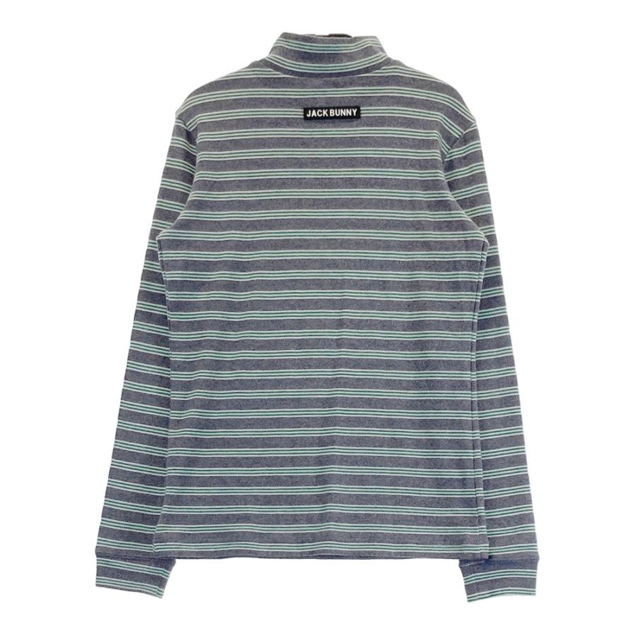 JACK BUNNY ジャックバニー ハイネック 長袖Tシャツ ボーダー柄