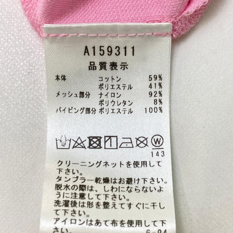 archivio ポロシャツ38サイズ 新品未使用 archivio ARCHIVIO アルチビオ 半袖ポロシャツ フリル ピンク系