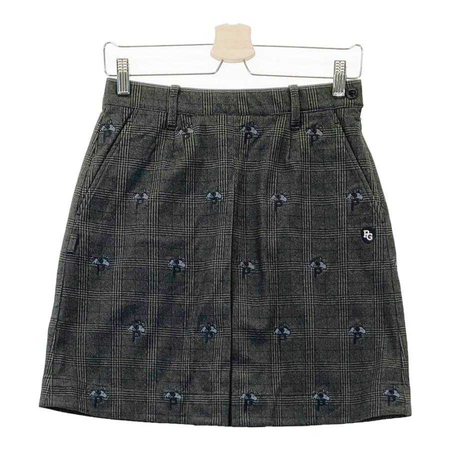 【新品未使用】PEARLY GATES スヌーピーコラボチェック柄スカートゴルフ PEARLY GATES（パーリーゲイツ） ×PEANUTS 裏地付 スカート スヌーピー