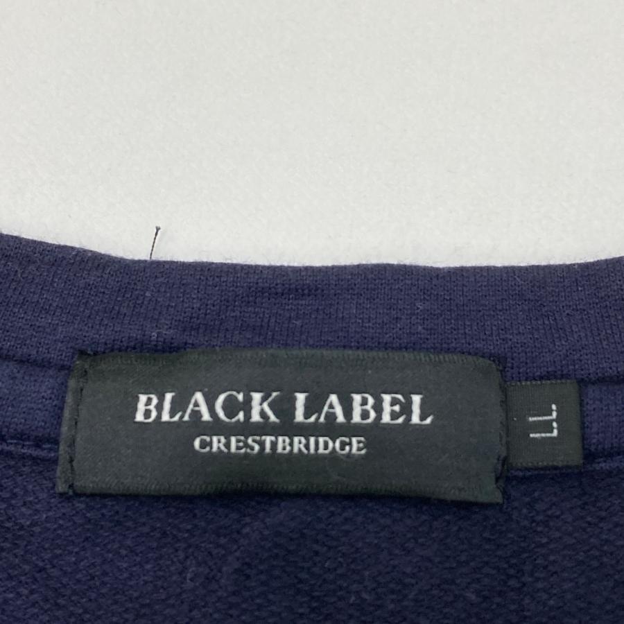 BLACK LABEL CRESTBRIDGE ブラックレーベル クレストブリッジ 51P13-403-28 半袖Tシャツ 袖ロゴ ネイビー系 LL メンズ｜stst-used｜03