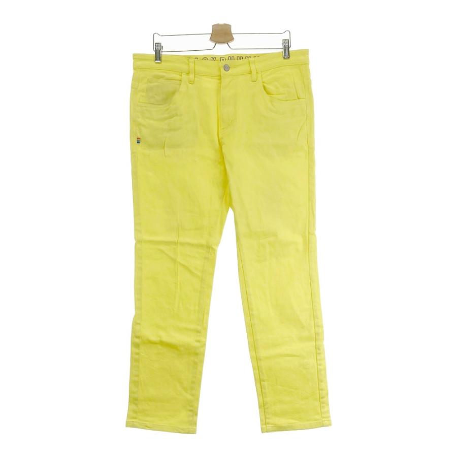 イエロー 6サイズLL ジャックバニー パンツ ズボン ゴルフウェア メンズ Jack Bunny!!（ジャックバニー） JACK BUNNY ストレッチパンツ