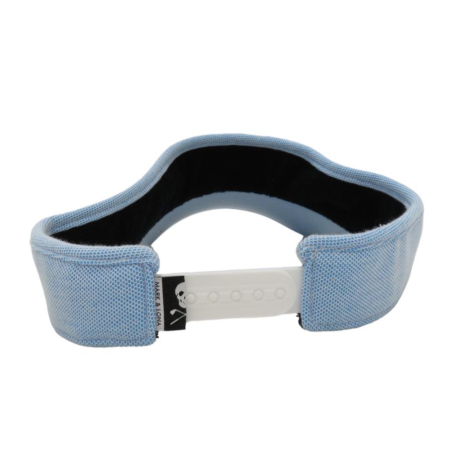 新品★タグ付【MARK&LONA】サンバイザーblue¥17,600■送料無料 MARK&LONA マークアンドロナ サンバイザー ブルー系 FREE ゴルフ