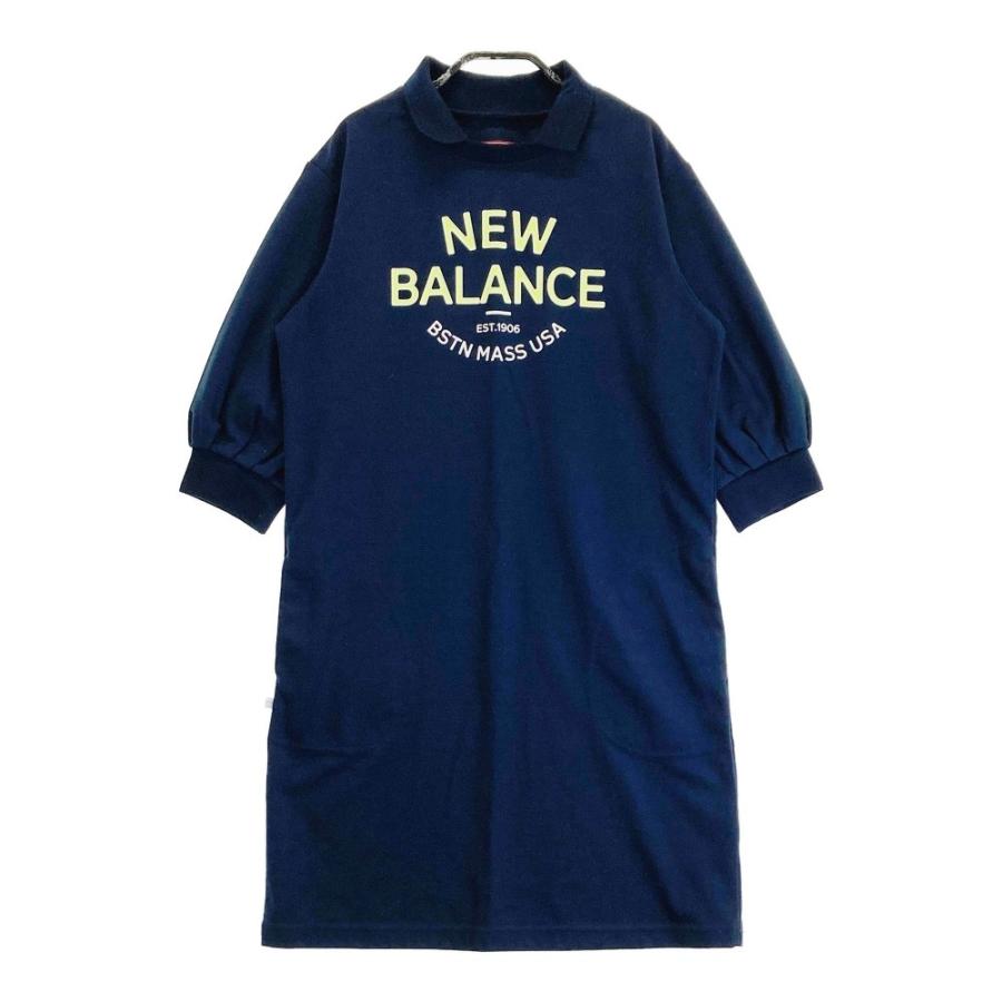new balance ゴルフウエア　ワンピース　2 New Balance NEW BALANCE ニューバランス 襟付 七部袖ワンピース
