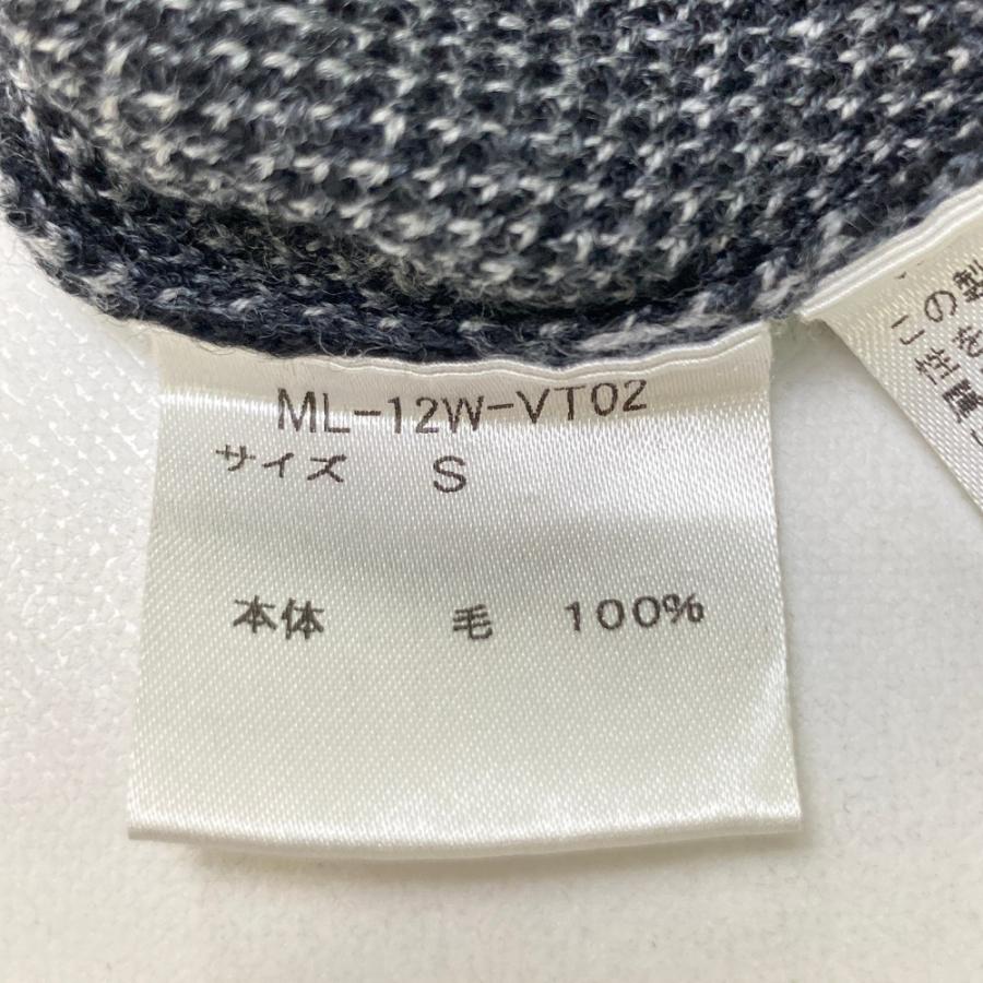 MARK&LONA マークアンドロナ ニットベスト カモフラ柄 グレー系 S