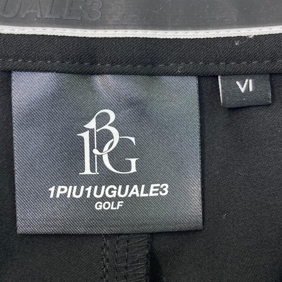 1PIU1UGUALE3 GOLF パンツ ブラック系 6 ゴルフウェア メンズ  
