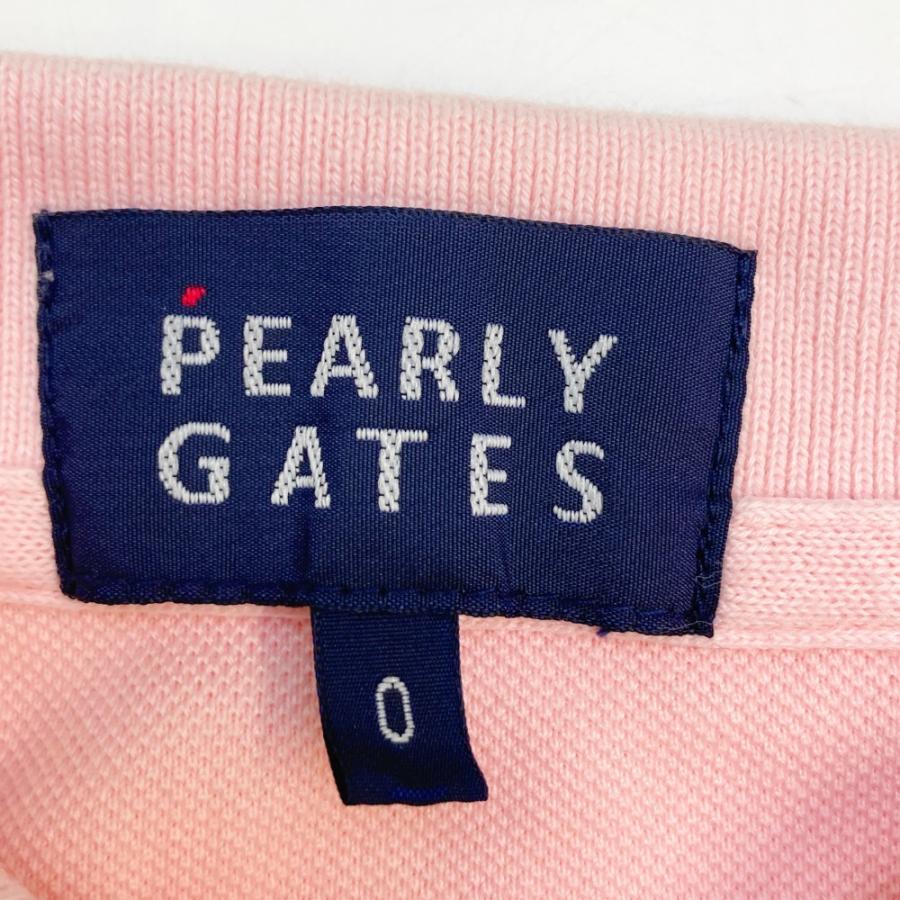 PEARLY GATES（パーリーゲイツ） 半袖ポロシャツ ピンク系 0 ゴルフ