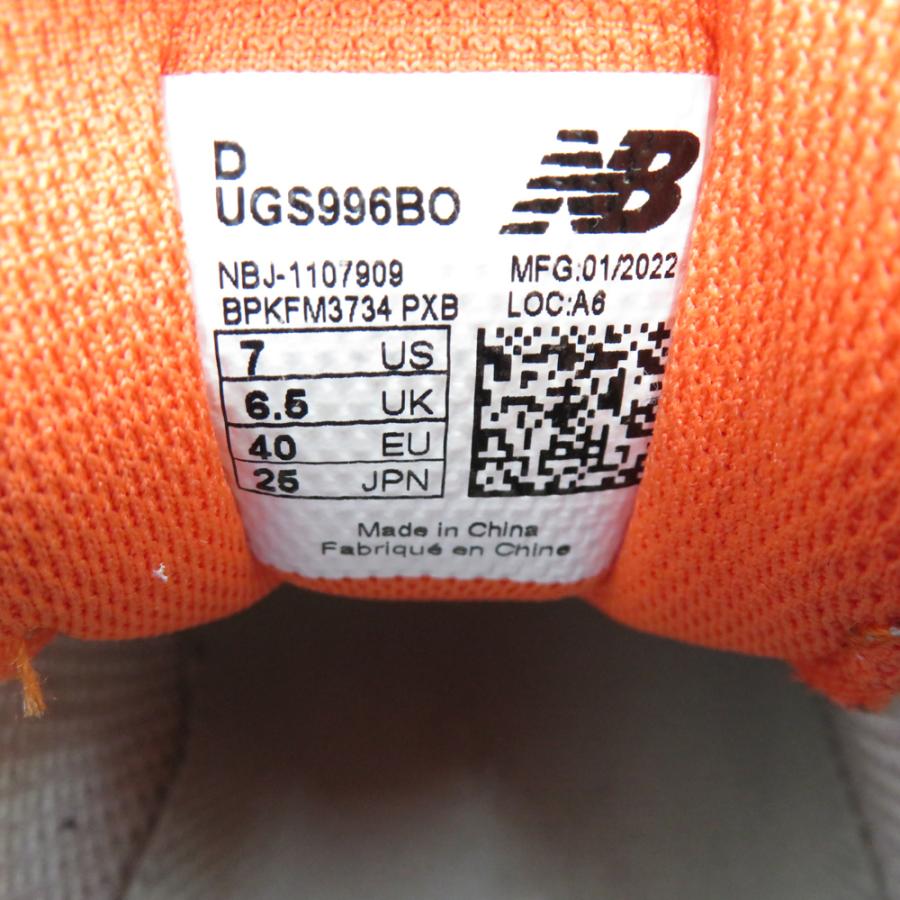 NEW BALANCE ニューバランス UGS996BO スパイクレス ゴルフシューズ  ブルー系 25cm ゴルフウェア レディース｜stst-used｜07