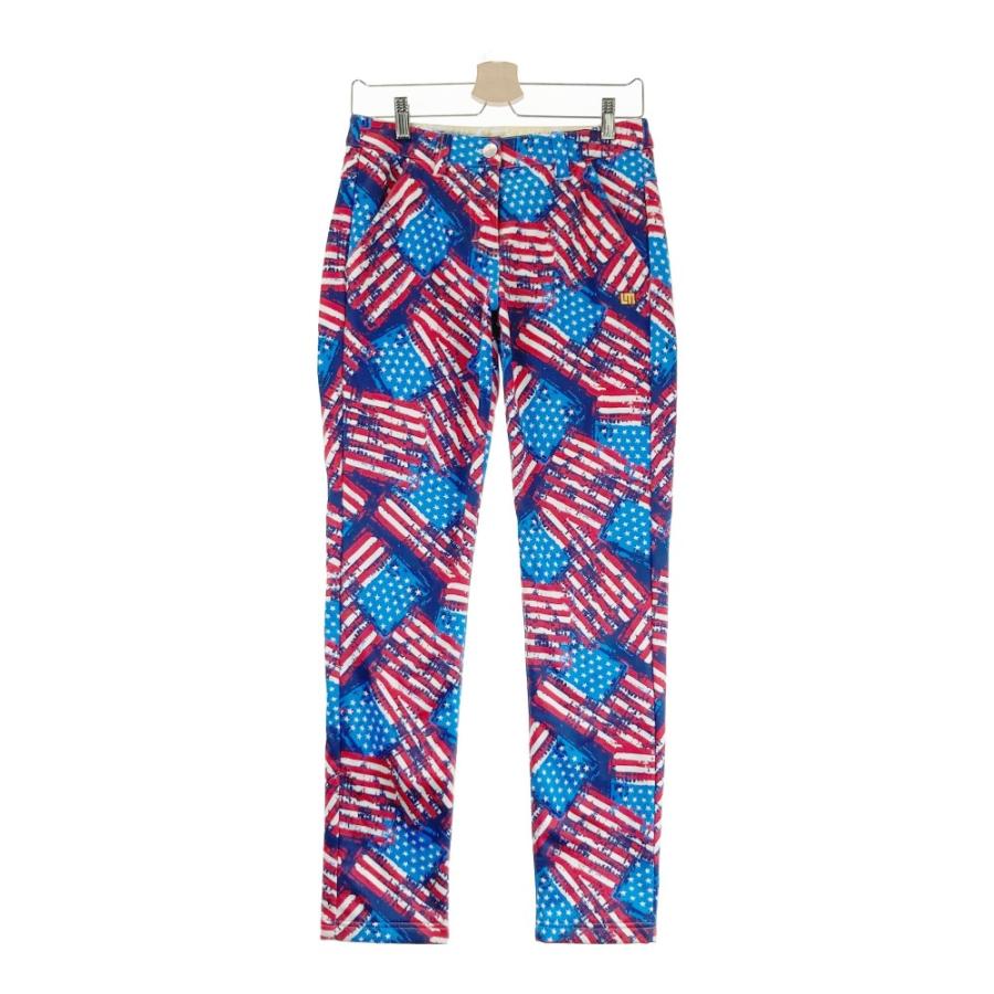 LOUDMOUTH 星条旗 総柄パンツ XL 新品未使用タグ付き LOUD MOUTH ラウドマウス 裏起毛 ロングパンツ アンティークフラッグ