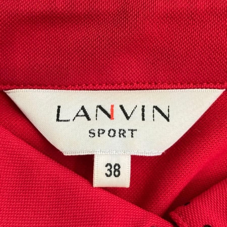 LANVIN SPORT ランバン スポール VLB7962X5A 半袖ポロ ワンピース  レッド系 38 ゴルフウェア レディース｜stst-used｜04