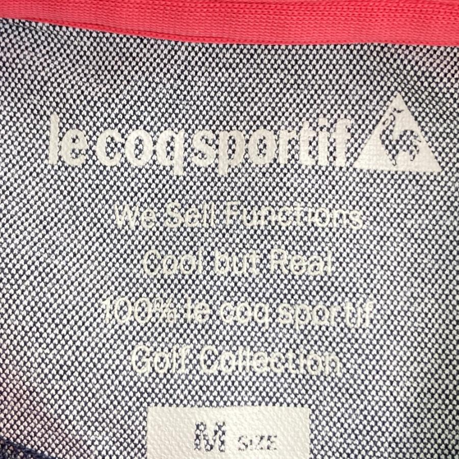 サイズ：LL LE COQ GOLF ルコックゴルフ ; ナイロン切替 ニットジャケット ボーダー柄 ホワイト系 [240101422329] ゴルフウェア メンズ ストスト サイズ：LL LE COQ GOLF ルコックゴルフ ; ナイロン切替 ニット