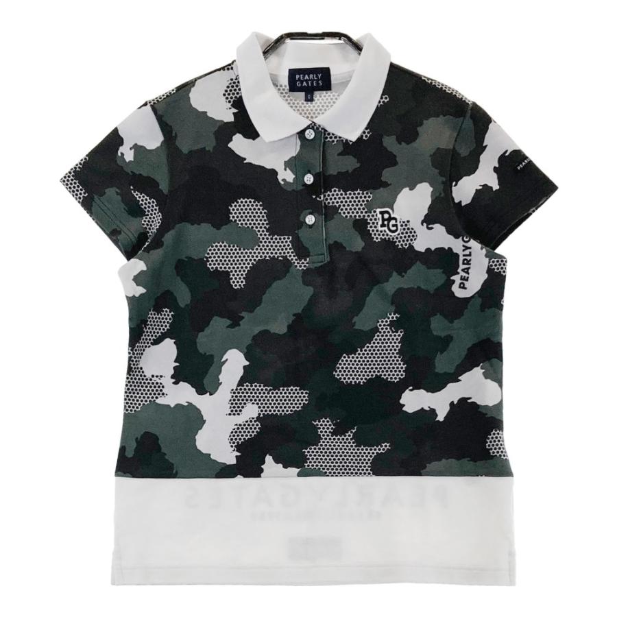 PEARLY GATES パーリーゲイツ 2022年 半袖ポロシャツ カモフラ