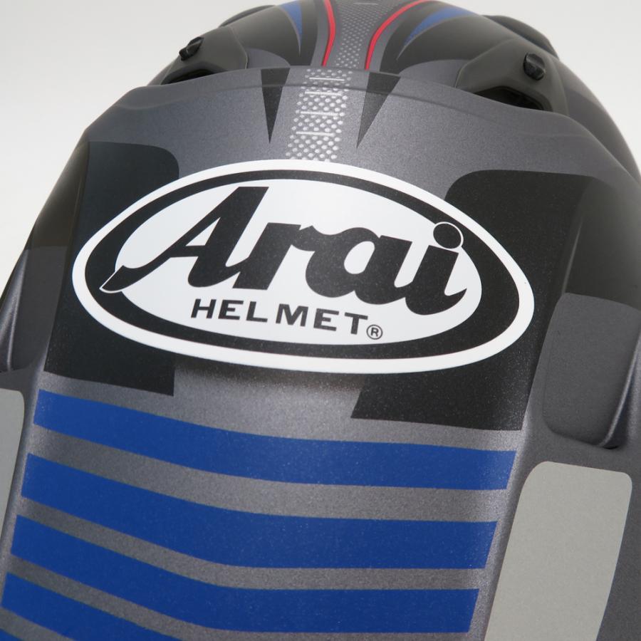 【美品】ARAI アライ 2024年製造 ヘルメット ツアークロス3 ビジョン グレー系 61.62cm バイクウェア メンズ｜stst-used｜09