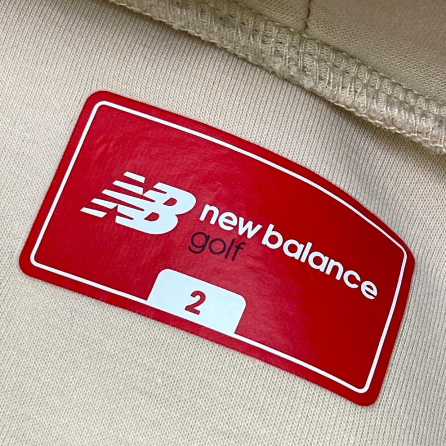 NEW BALANCE ニューバランス 2022年モデル ダンボールニット スウェットパーカー  ベージュ系 2 ゴルフウェア レディース｜stst-used｜03