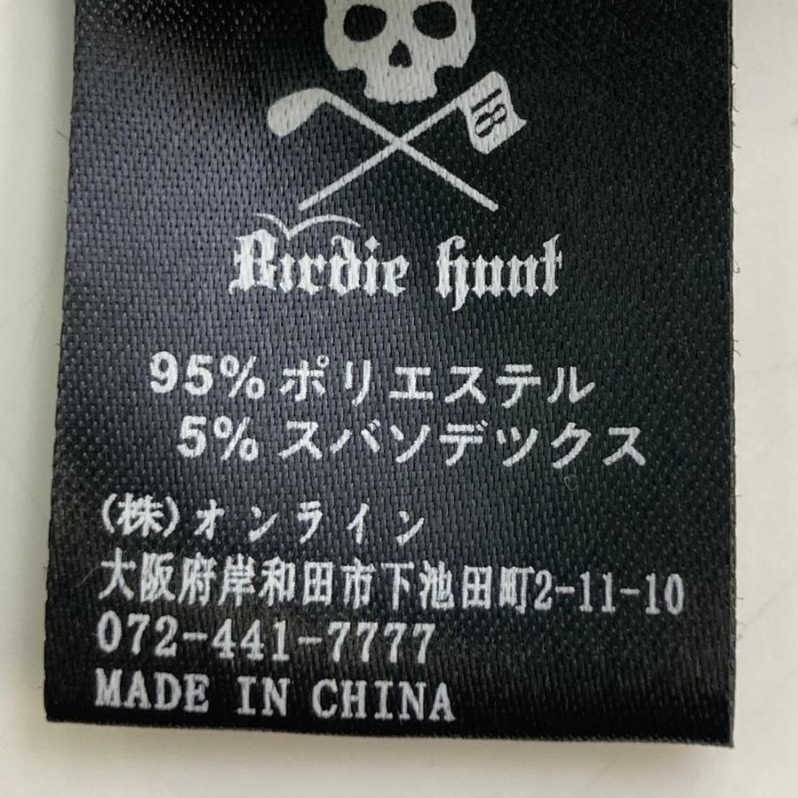 BIRDIE HUNT バーディーハント 半袖ポロシャツ ボタンダウン 青空 総柄