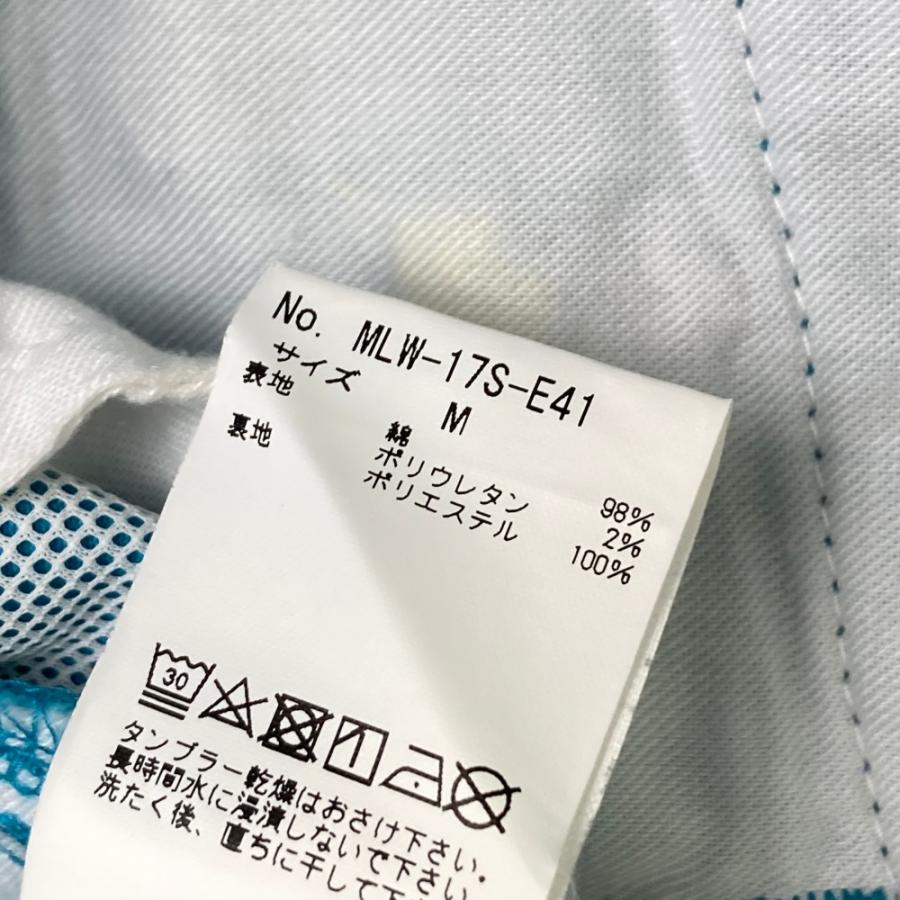 MARK\u0026LONA マークアンドロナ  ストレッチスカート 総刺繍×スカル ブルー系 M ゴルフウェア レディースの画像