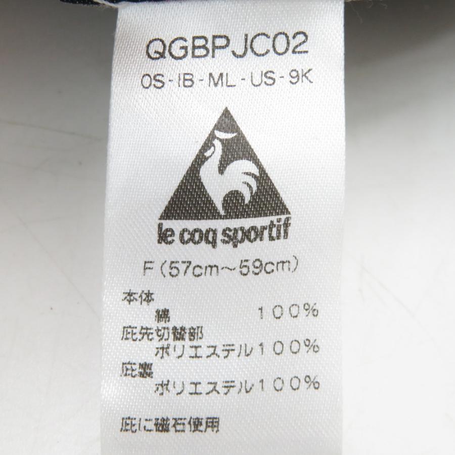 LECOQ GOLF ルコックゴルフ  キャップ  ネイビー系 F(57-59) ゴルフウェア｜stst-used｜06