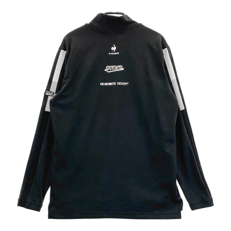 LECOQ GOLF ルコックゴルフ  ハイネック長袖Tシャツ  ブラック系 M ゴルフウェア メンズ｜stst-used｜02