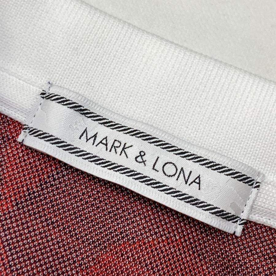 MARK\u0026LONA マークアンドロナ  ノースリーブワンピース 総柄 レッド系 M ゴルフウェア レディース_2