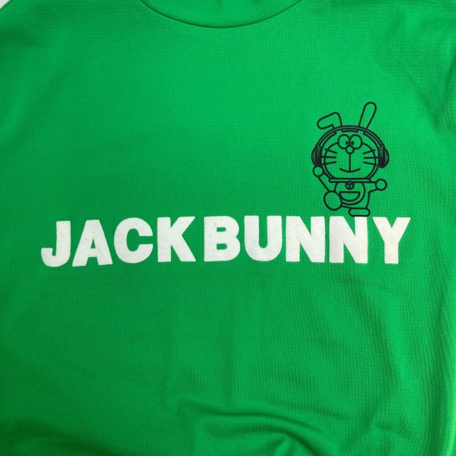 JACK BUNNY ジャックバニー  ハイネック 半袖 Tシャツ ドラえもん柄 グリーン系 0 ゴルフウェア レディース｜stst-used｜03