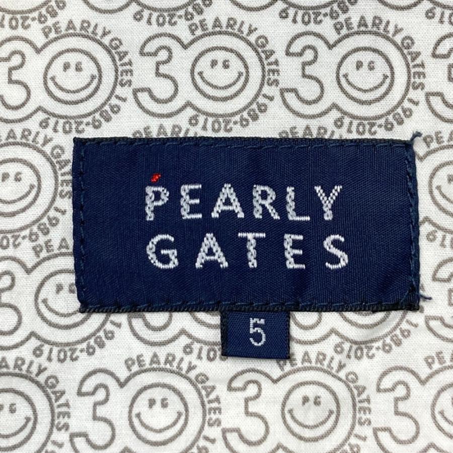PEARLY GATES パーリーゲイツ 30周年 パンツ ロゴ刺繍  ブラック系 5 ゴルフウェア メンズ｜stst-used｜03