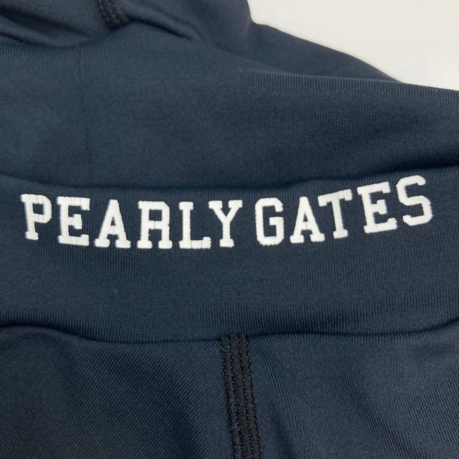 PEARLY GATES パーリーゲイツ  ハイネック 長袖 インナーTシャツ  ネイビー系 5 ゴルフウェア メンズ｜stst-used｜05