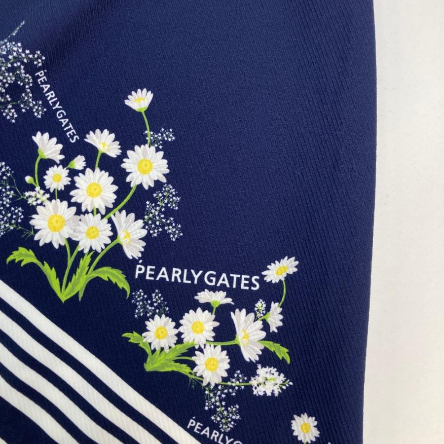 PEARLY GATES（パーリーゲイツ） 2023年モデル スカート 花柄 ネイビー