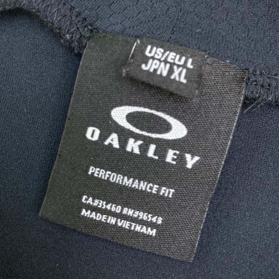 OAKLEY オークリー 2022年モデル ハイネック 長袖Tシャツ  ブラック系 XL ゴルフウェア メンズ｜stst-used｜05