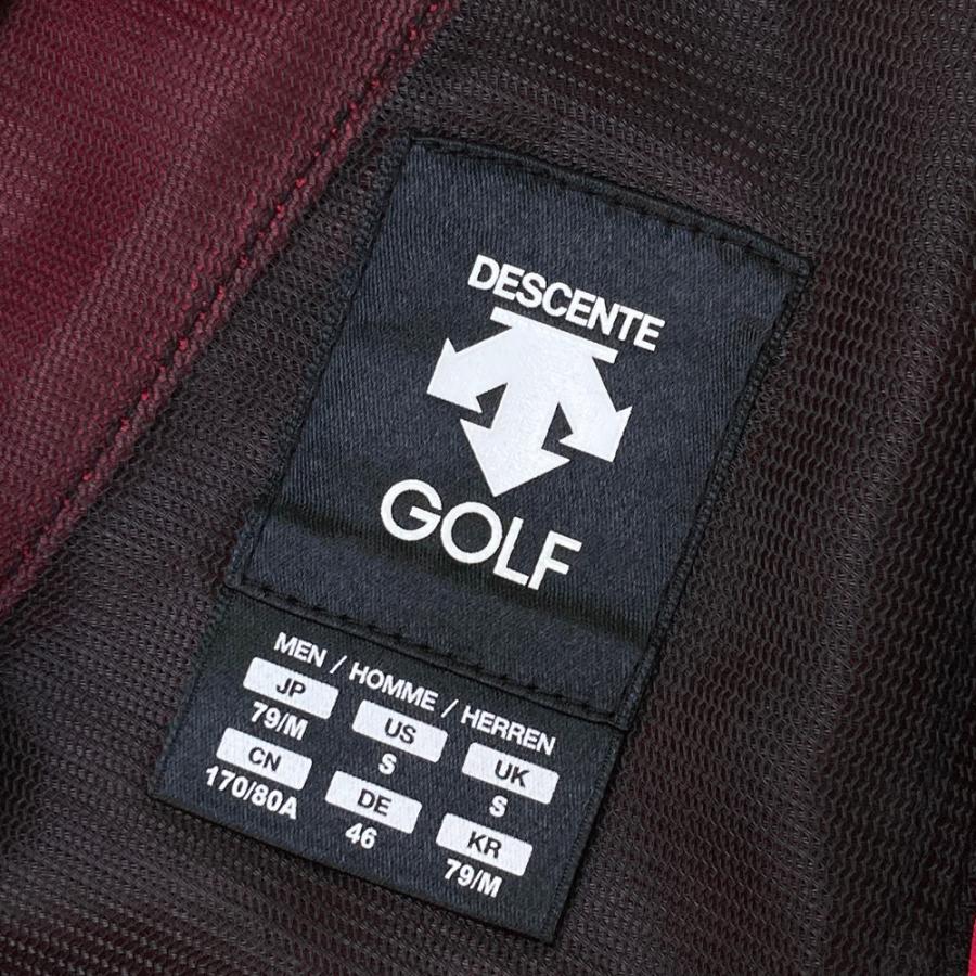 DESCENTE GOLF デサントゴルフ 2022年モデル ストレッチハーフパンツ  ピンク系 M ゴルフウェア メンズ｜stst-used｜03